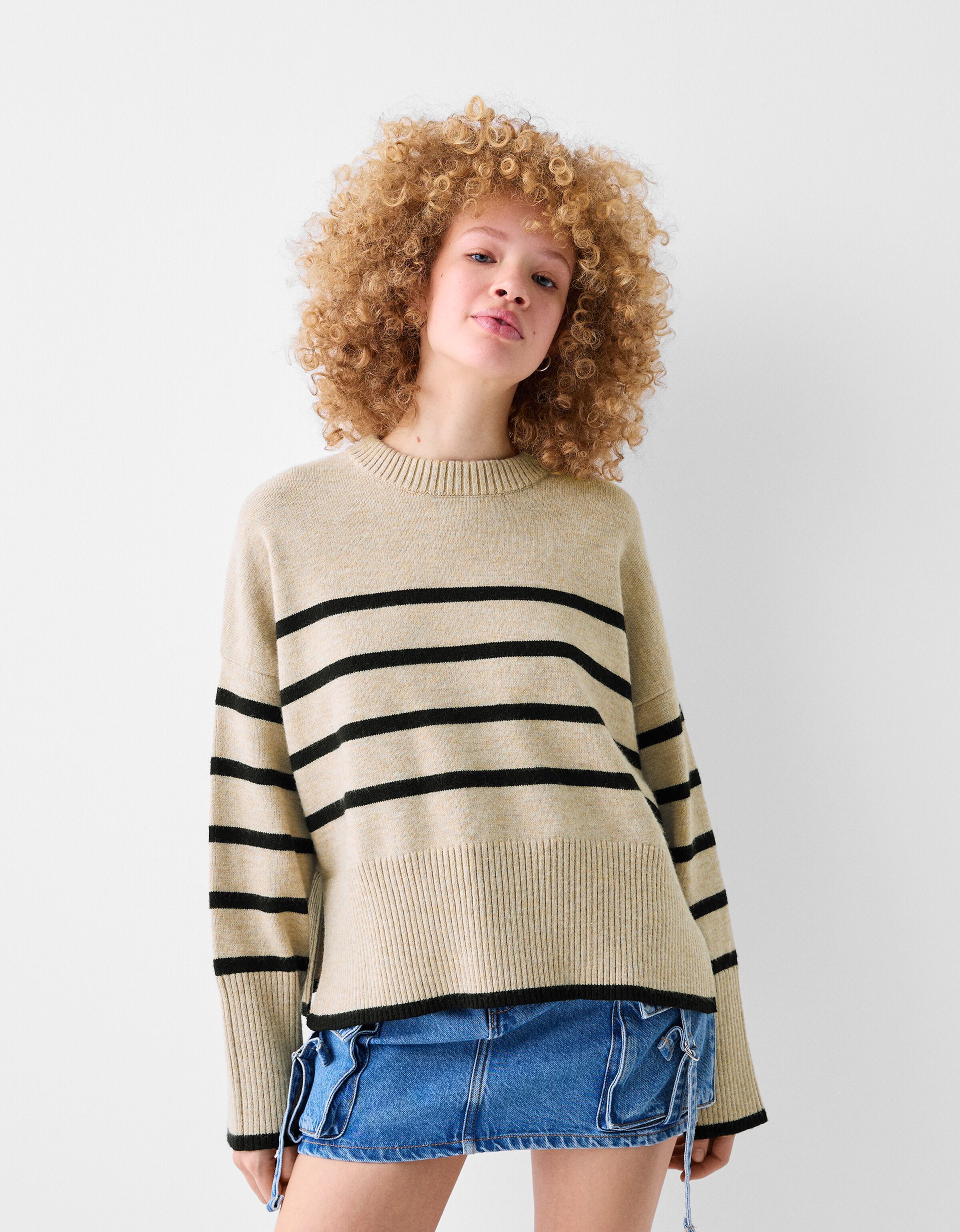 Sweater striped best sale