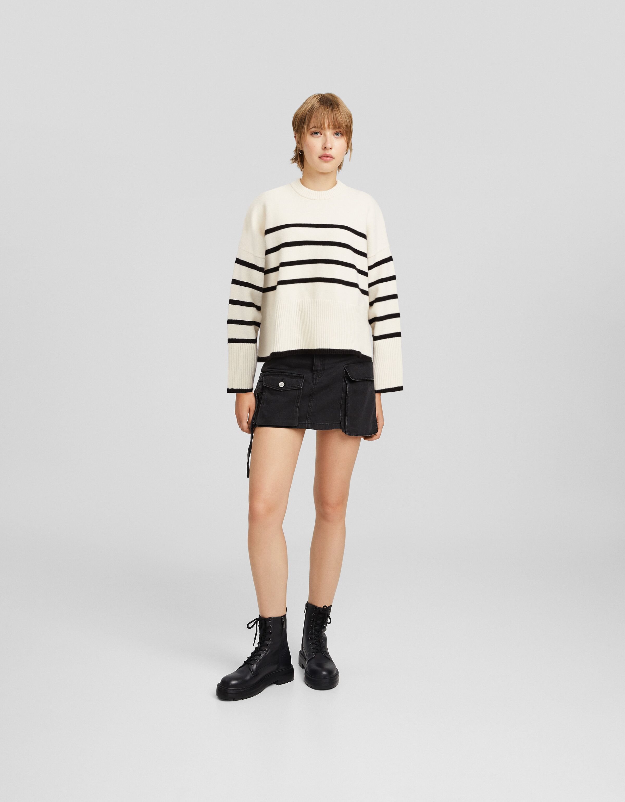Bershka store stitch sweatshirt