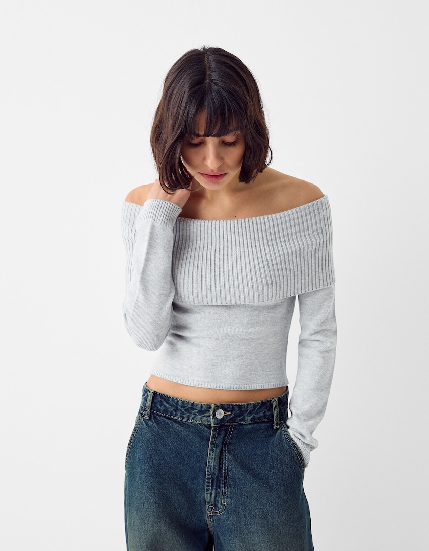 Bardot sweater - Sweaters and cardigans - BSK Teen