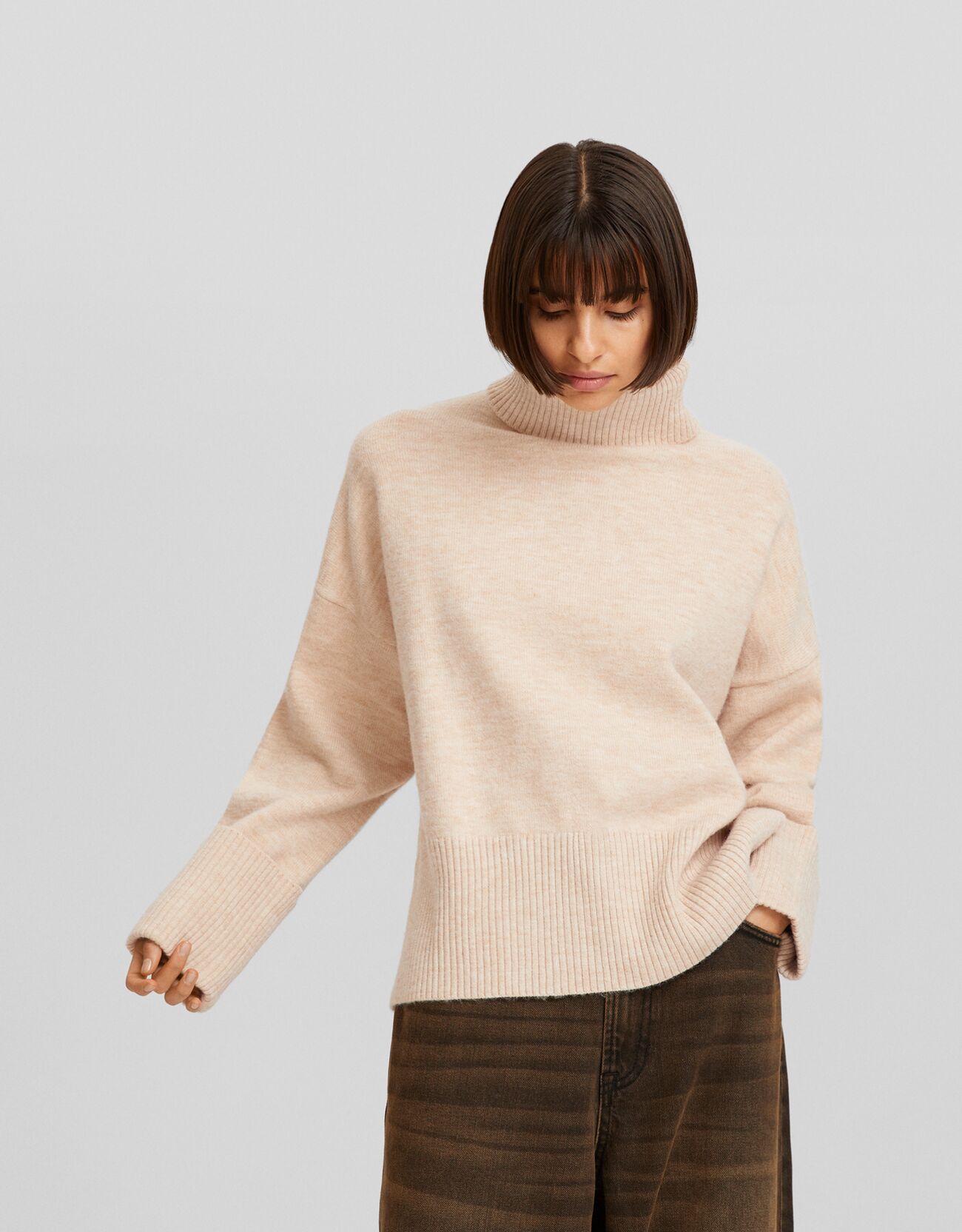 Bershka turtleneck sweater store