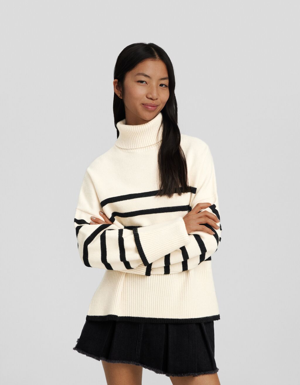 Women high hot sale neck sweater