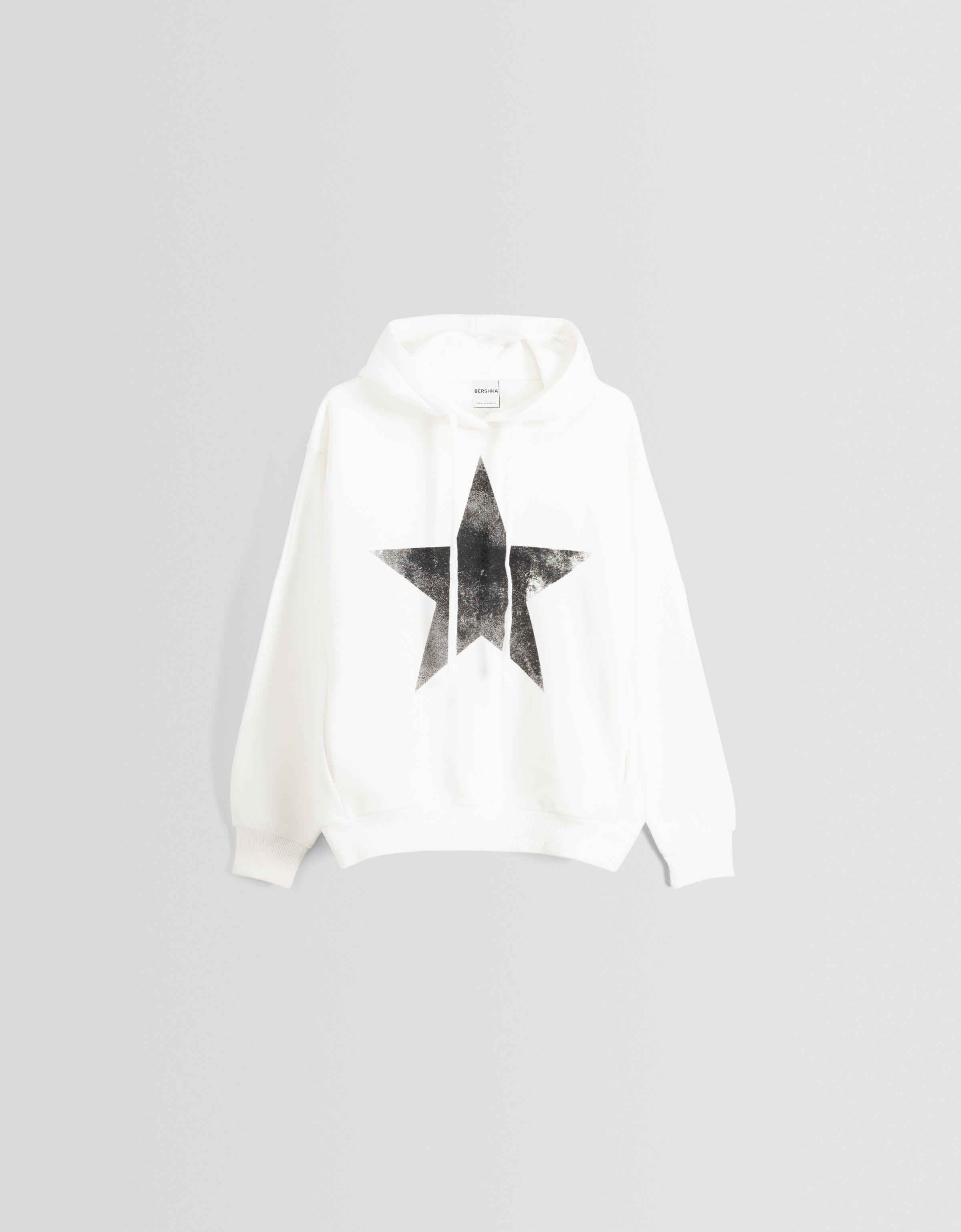 Bershka best sale white hoodie