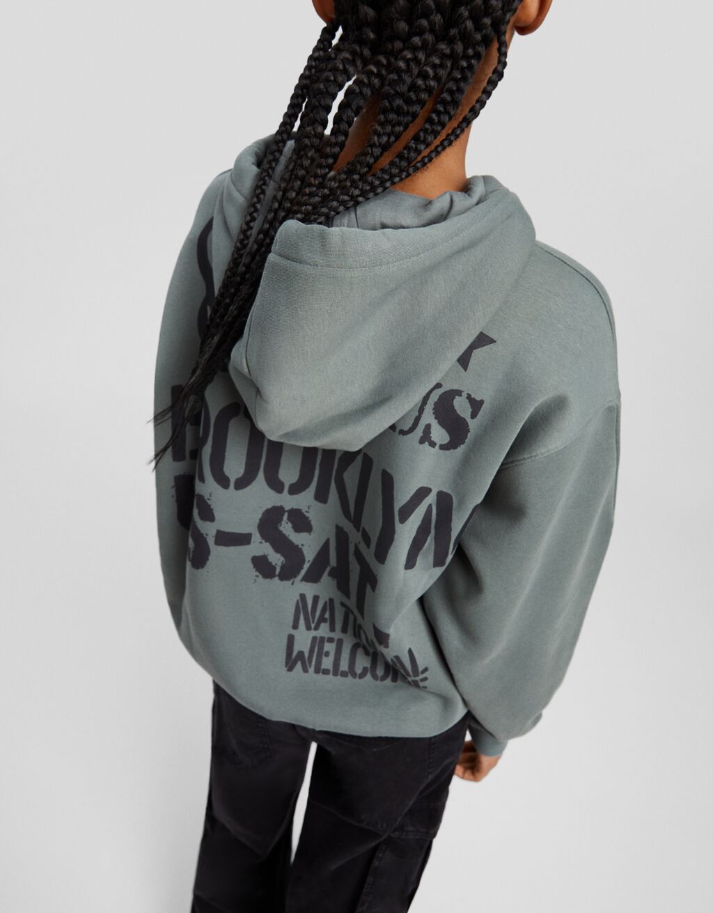 Suadoiro capucha estampado-Caqui-2