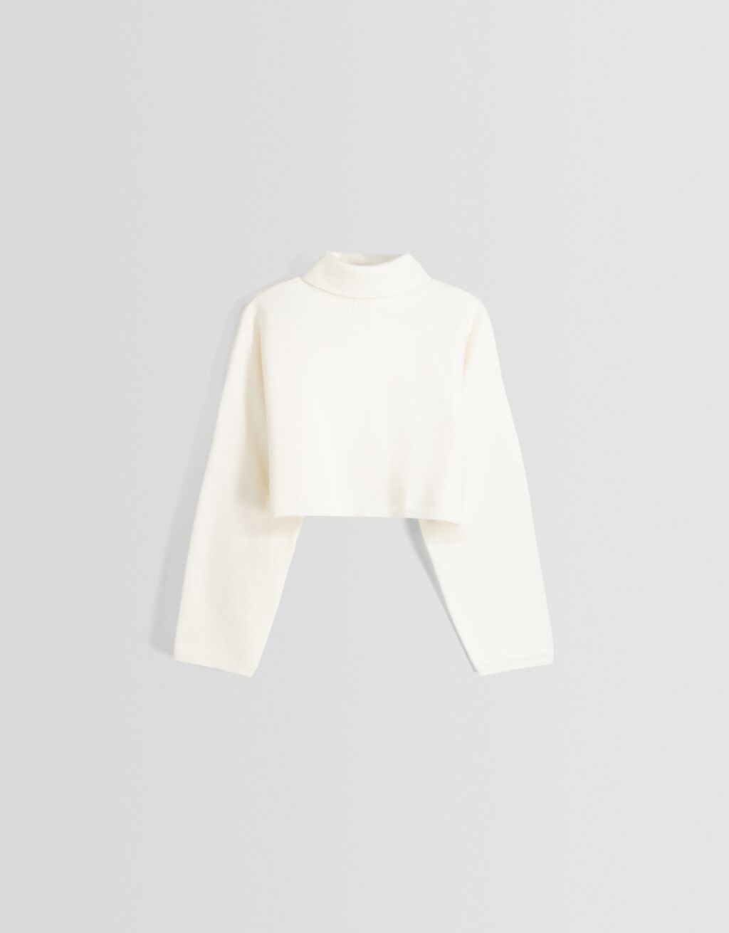 Raised neck jumper