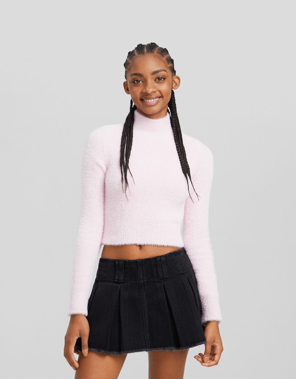 Forever 21 fuzzy sweater hotsell