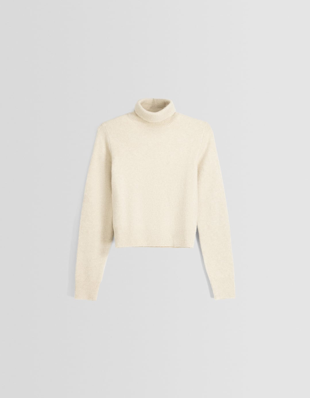 Raised neck jumper