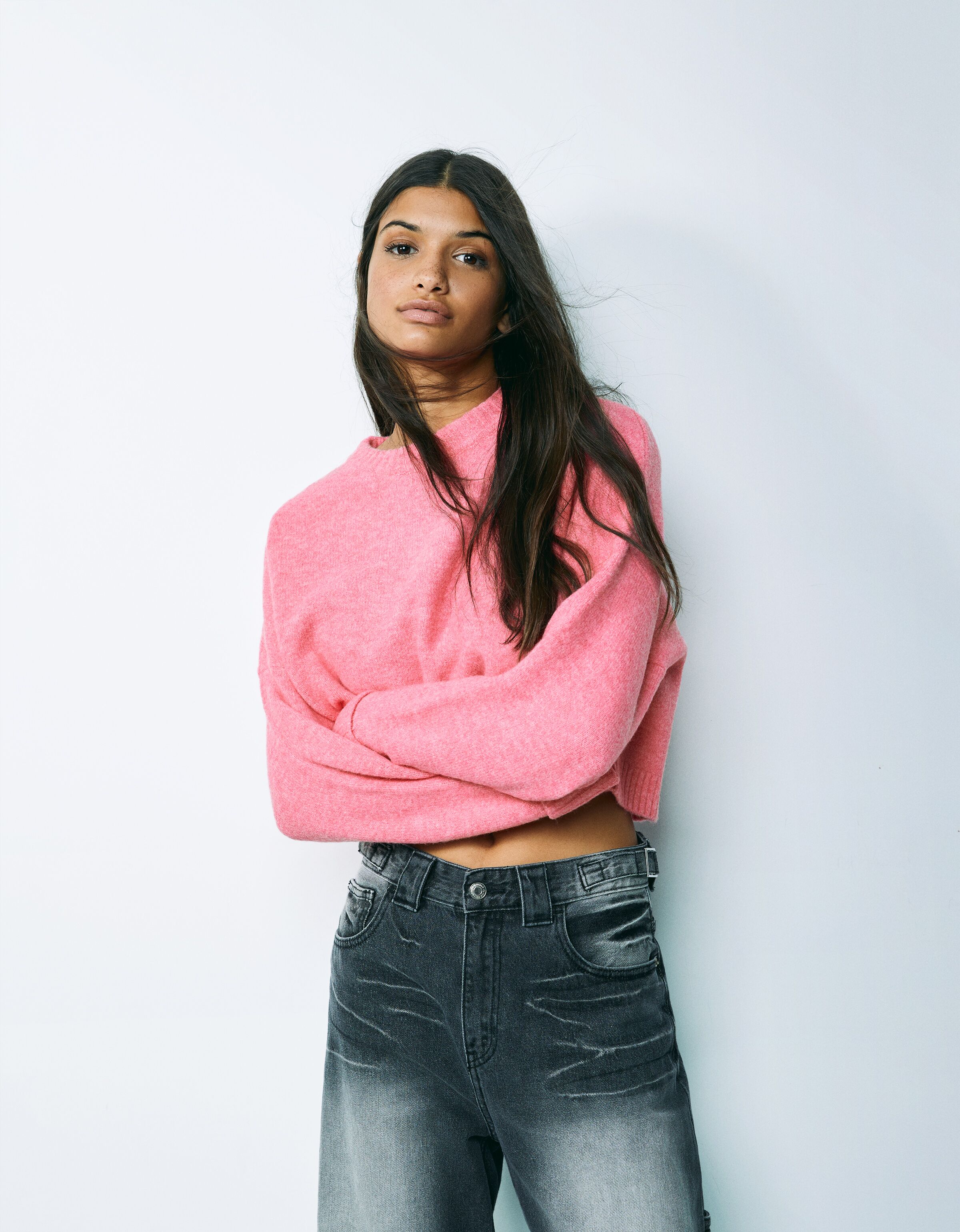 Pull sans manche discount bershka
