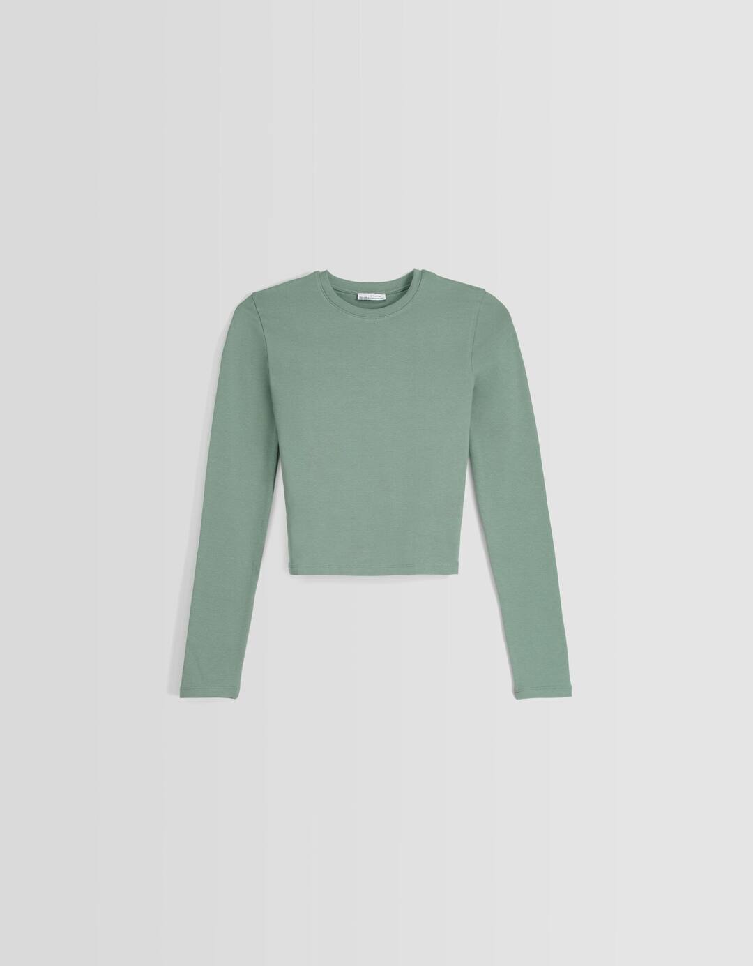 Long sleeve T-shirt with a round neck