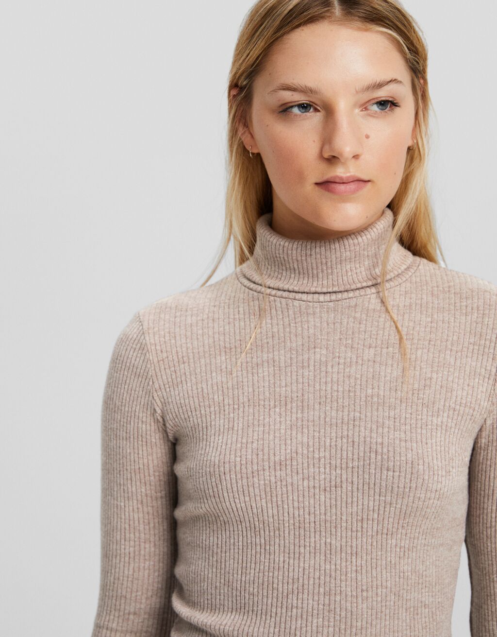 Pull en à col montant-Camel-2