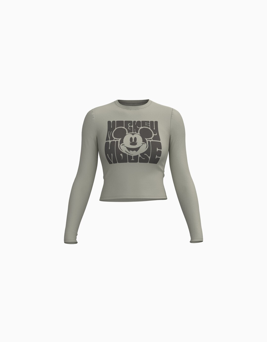 Camiseta Mickey manga larga print