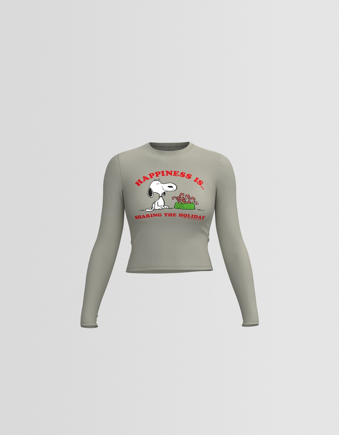 Camiseta Snoopy manga larga print