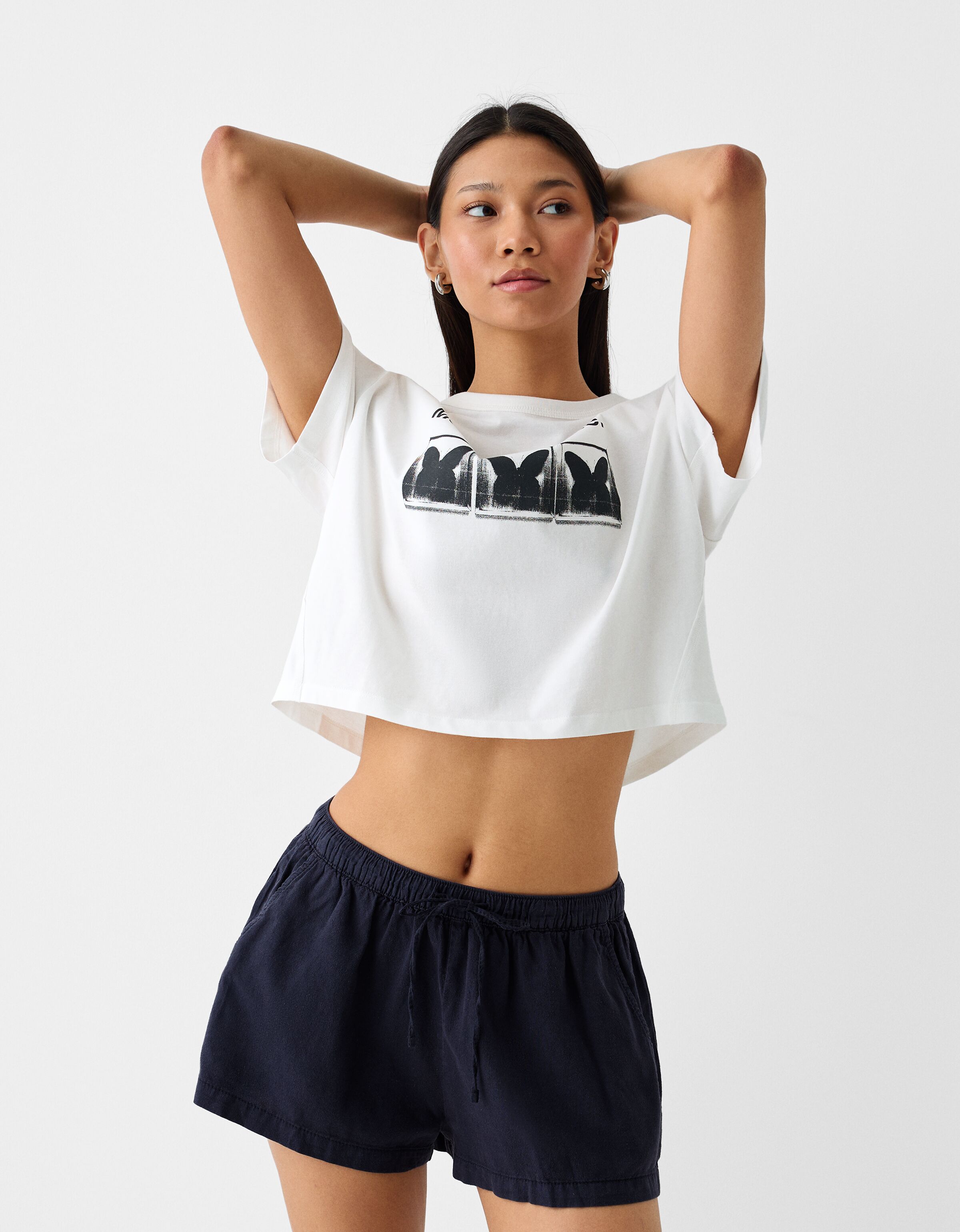 Short goma cintura shop