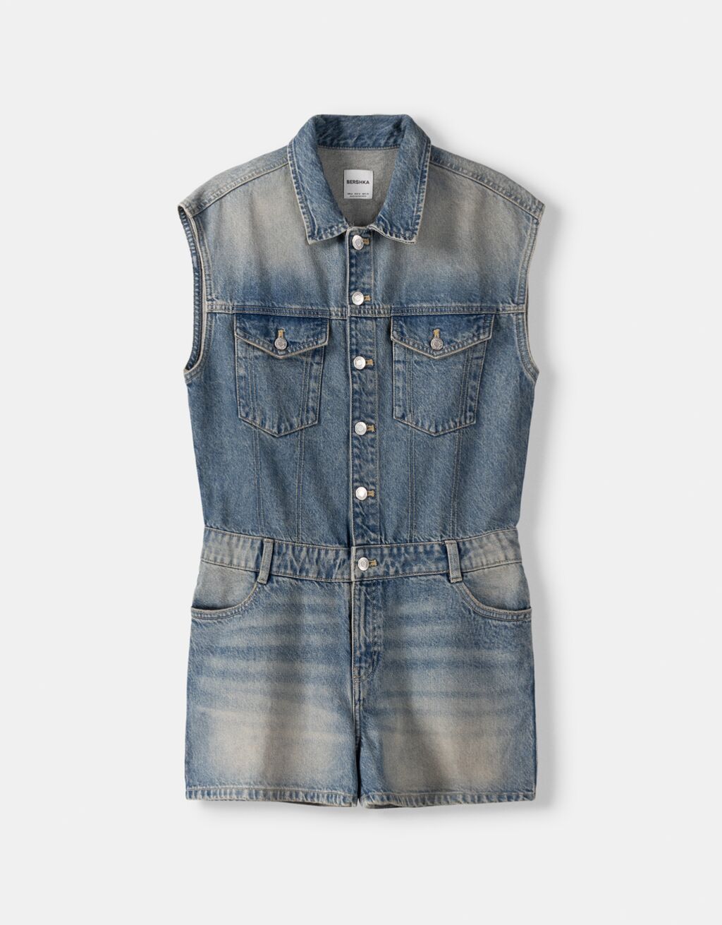 Mono denim corto-Azul lavado-4