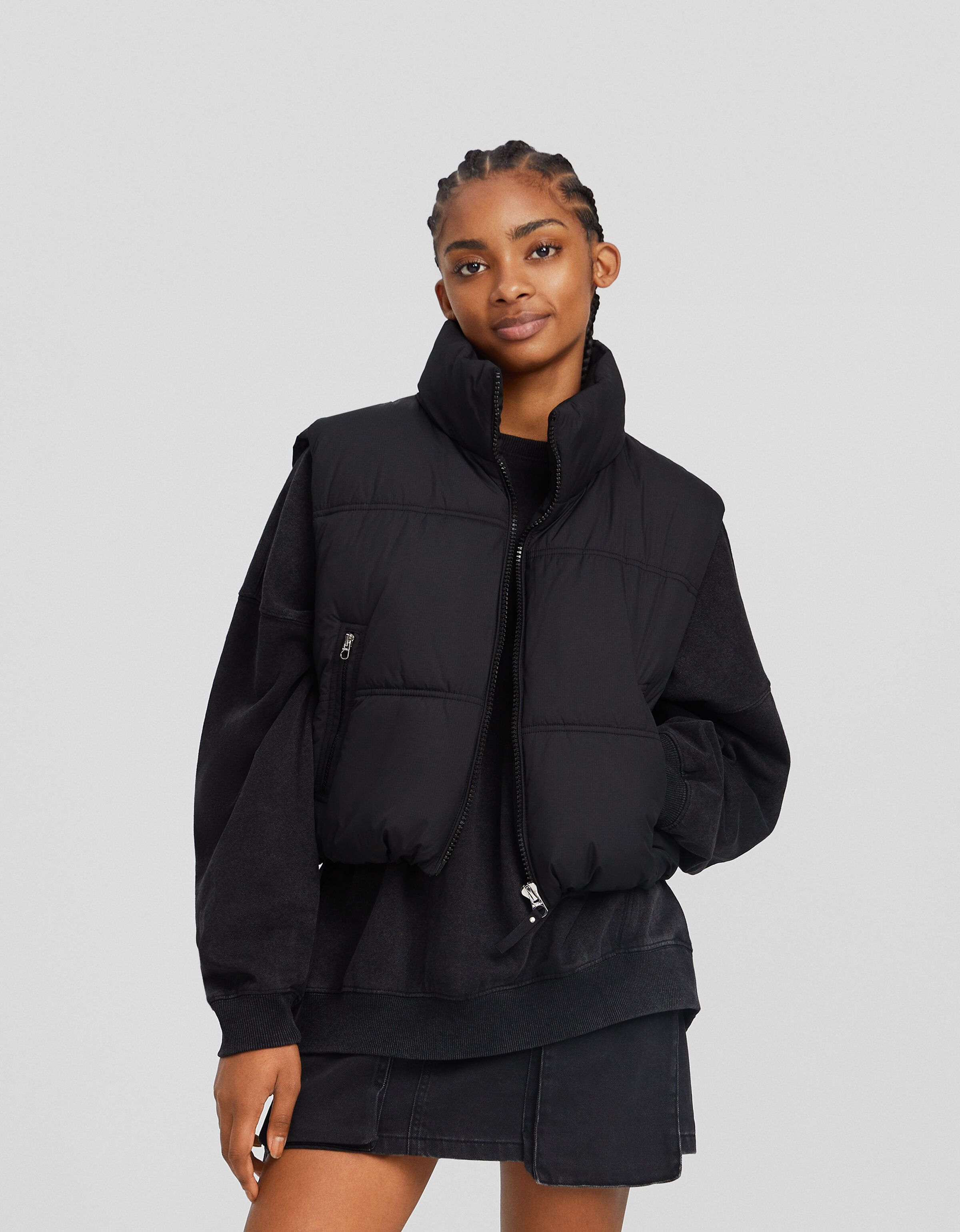 Chalecos mujer bershka deals