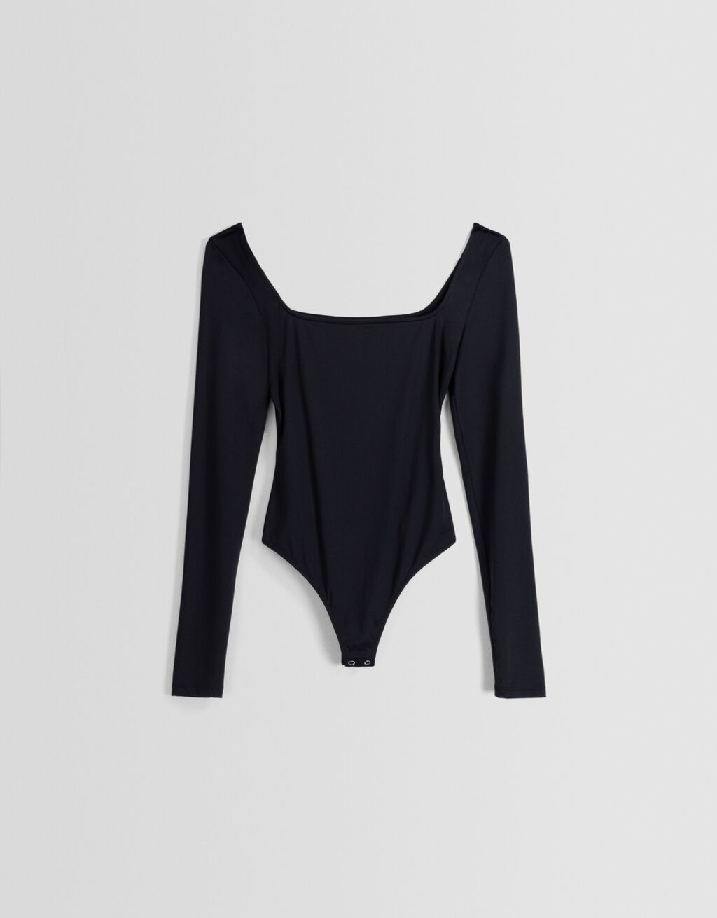 Long sleeve bodysuit-Black-6