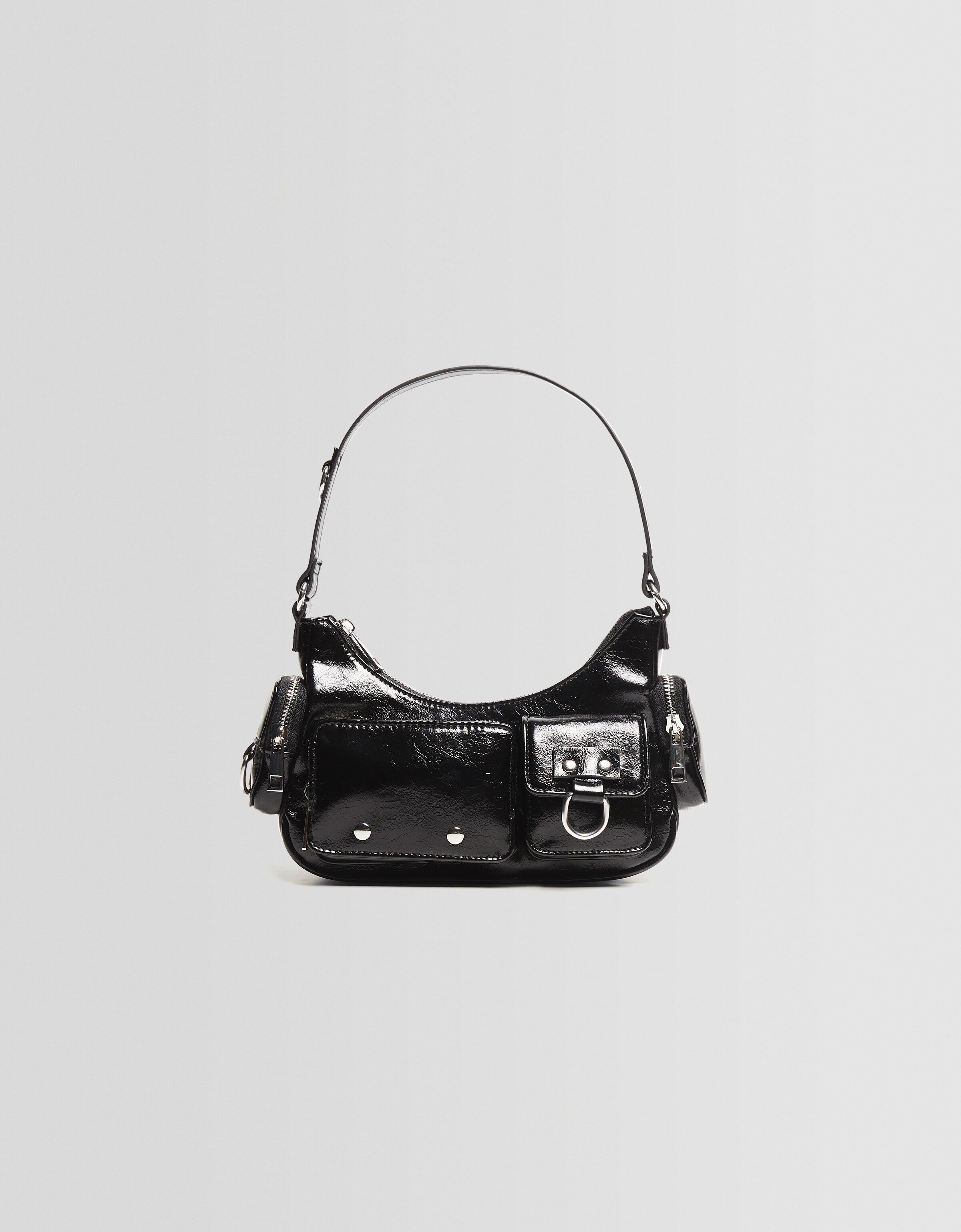 Pocket top shoulder bag