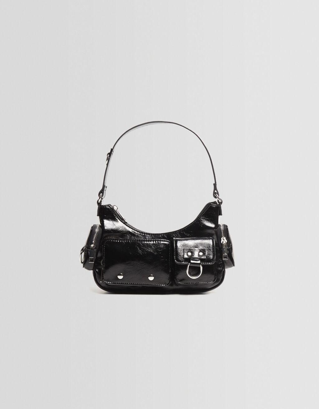 Multi pocket shoulder bag Women Bershka