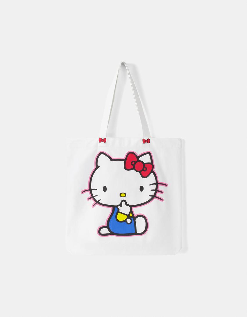 Hello Kitty printed tote bag BSK Teen Bershka