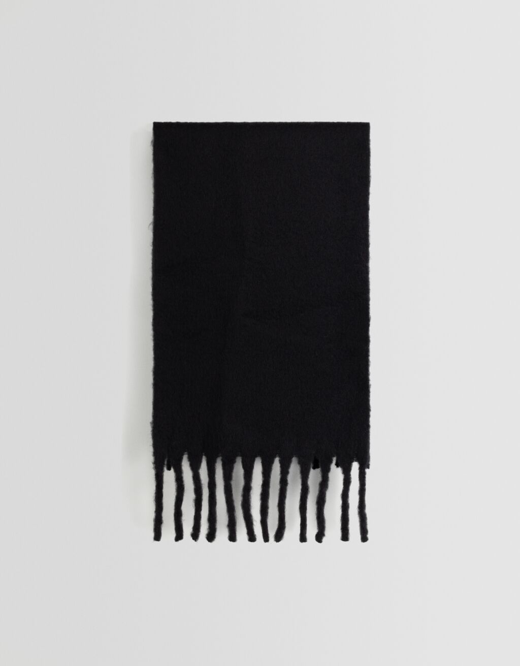 Écharpe unie-Noir-4