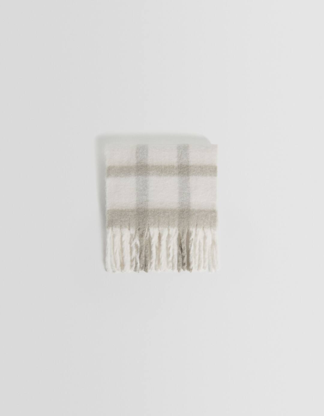 Checked scarf