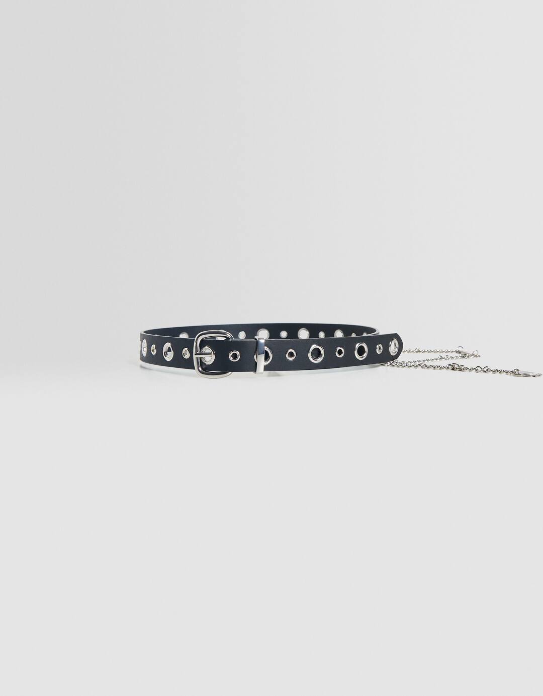 Ceinture Kuromi œillets