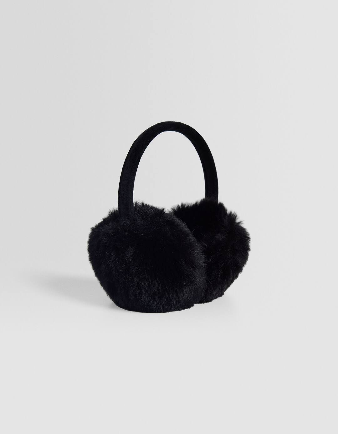 Faux fur earmuffs