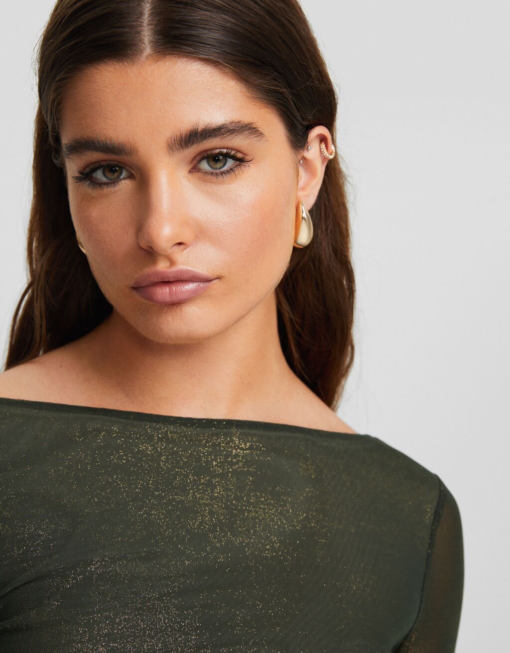 Set of 2 pairs of teardrop earrings Jewellery Women Bershka