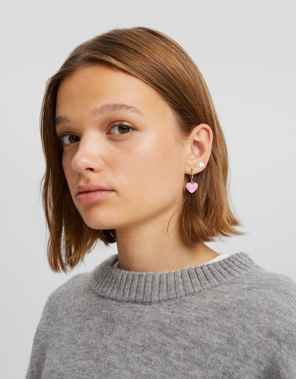 Lot 6 boucles d’oreilles Kuromi-Argent-3