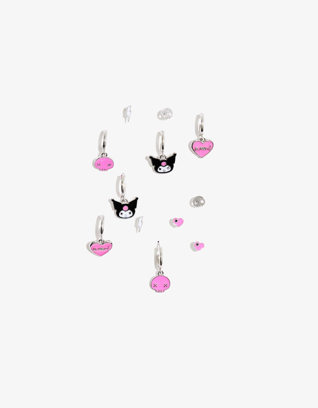 Set of 6 Kuromi earrings