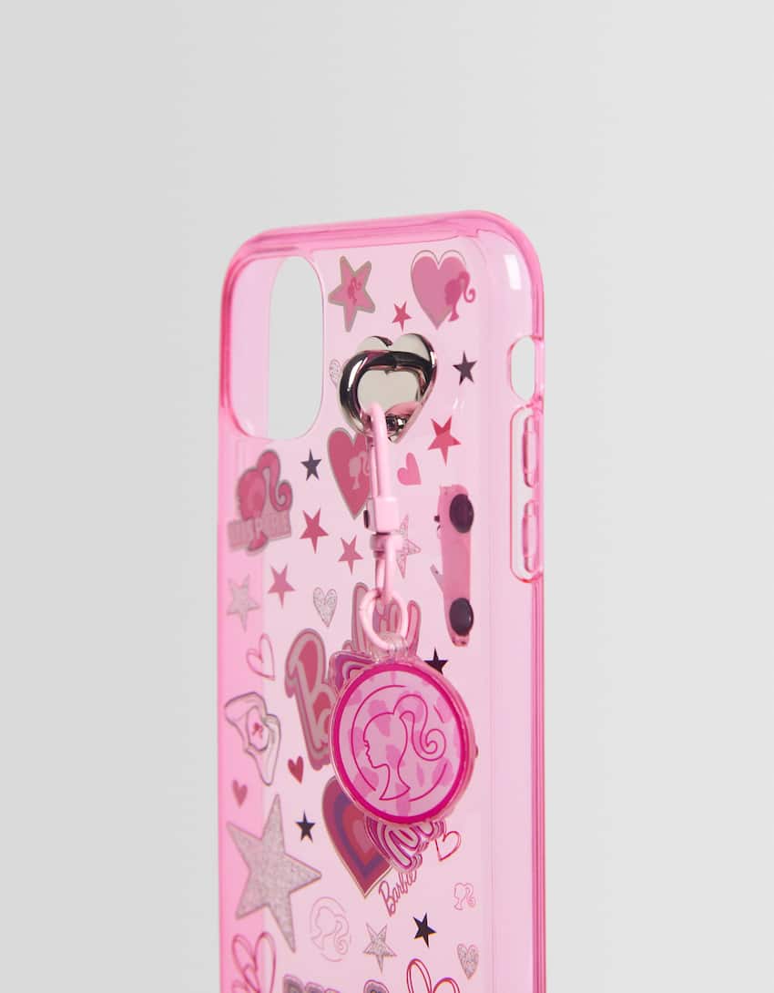 Barbie® iPhone case with charms-Pink-3