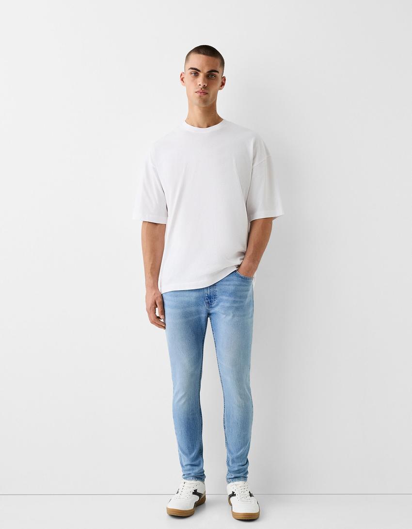 Jeans super skinny fit-Azul lavado-0