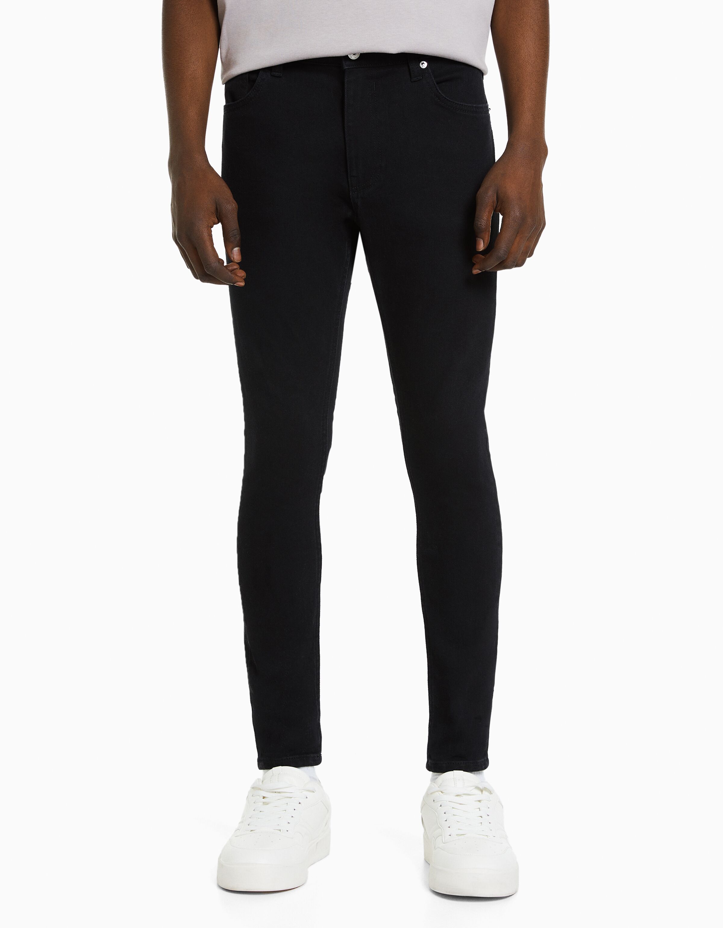 Super skinny store jeans mens black