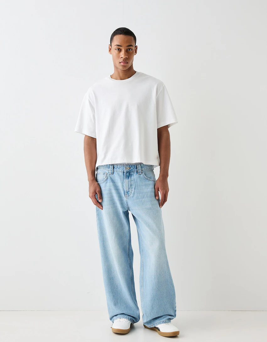 Baggy jeans with underwear - Jeans - Men
