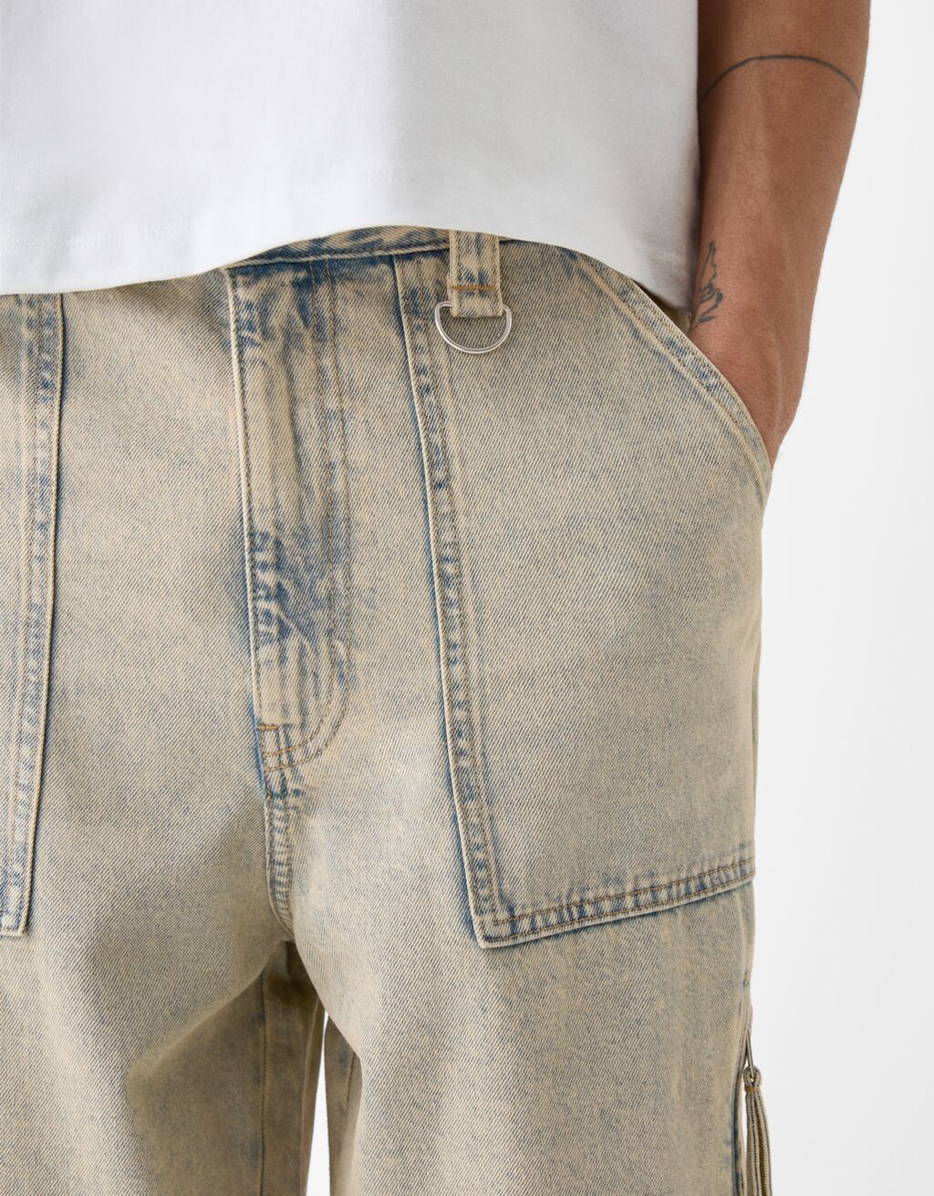 Super baggy cargo jeans - Men | Bershka