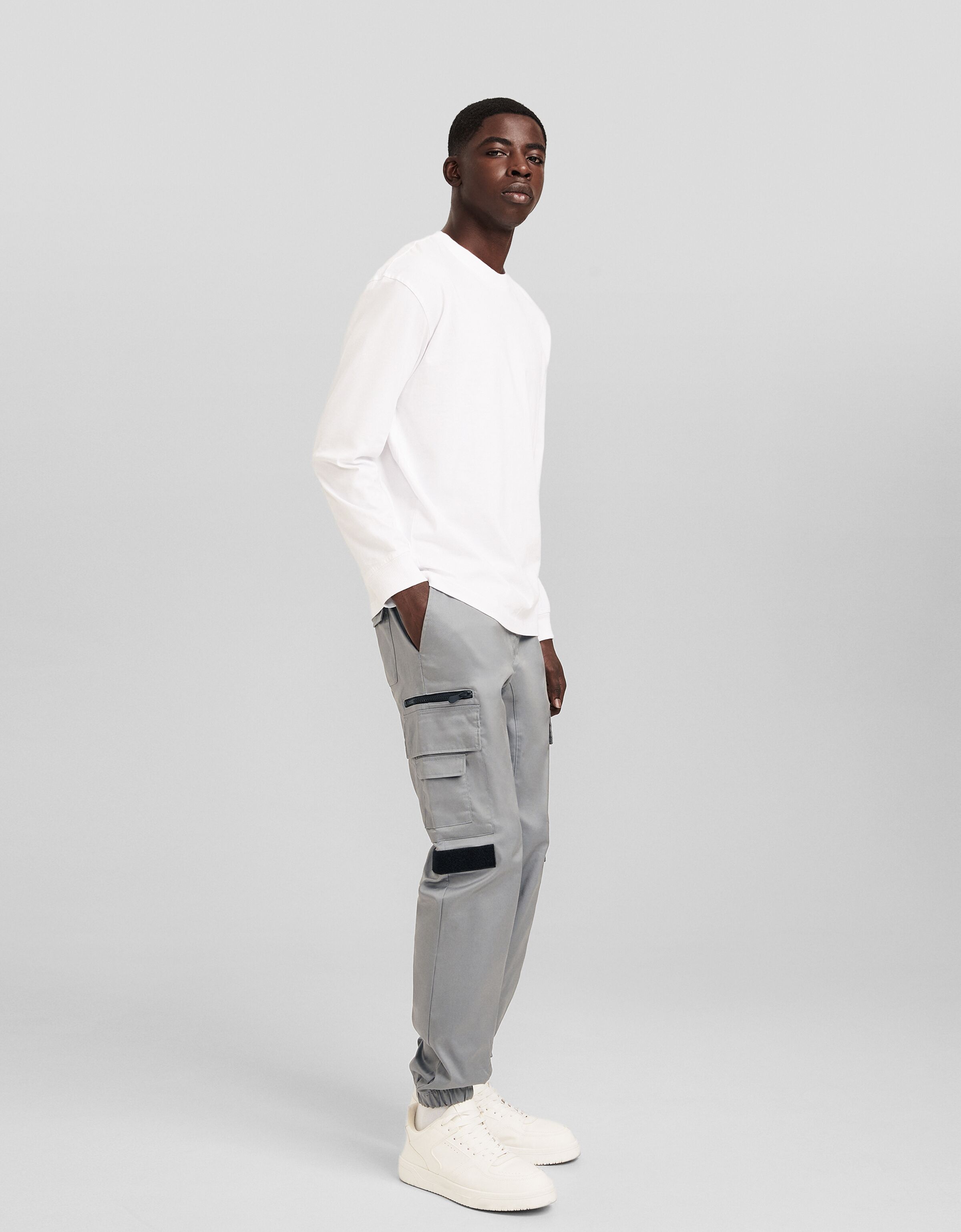 Men s Cargo Trousers New Collection BERSHKA