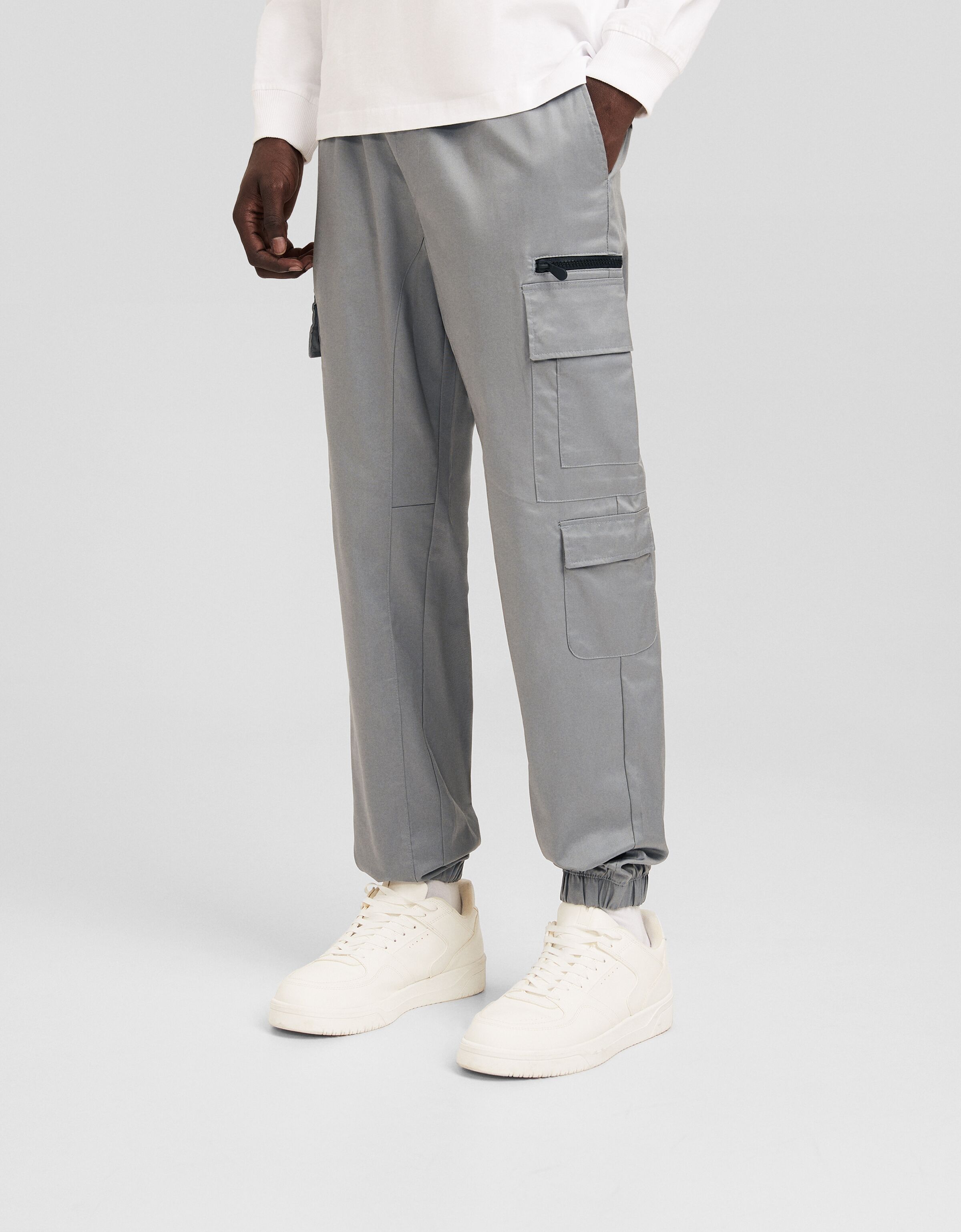 Technical Multi-cargo Joggers - Men | Bershka