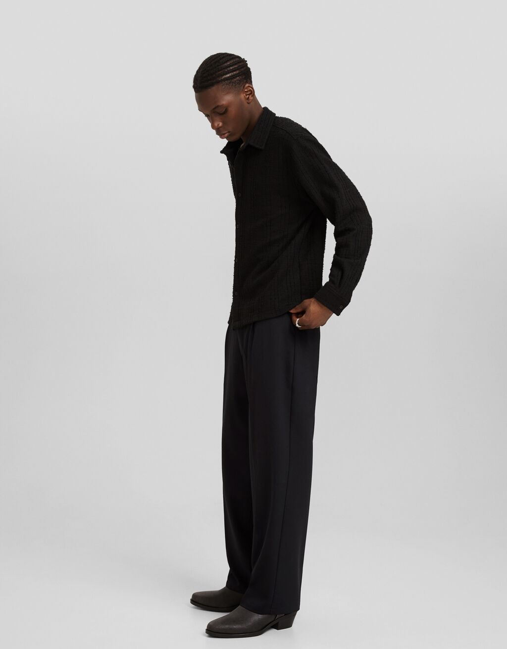 Tailored baggy pantolon - Erkek | Bershka