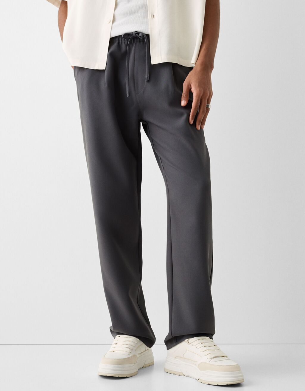 Bershka wide leg sale joggers
