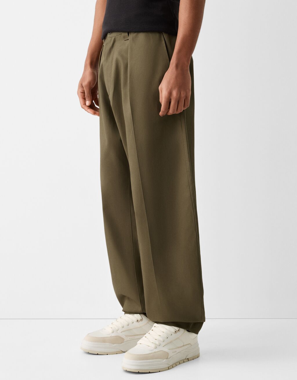 Tailored lyocell blend balloon trousers - Trousers - Men
