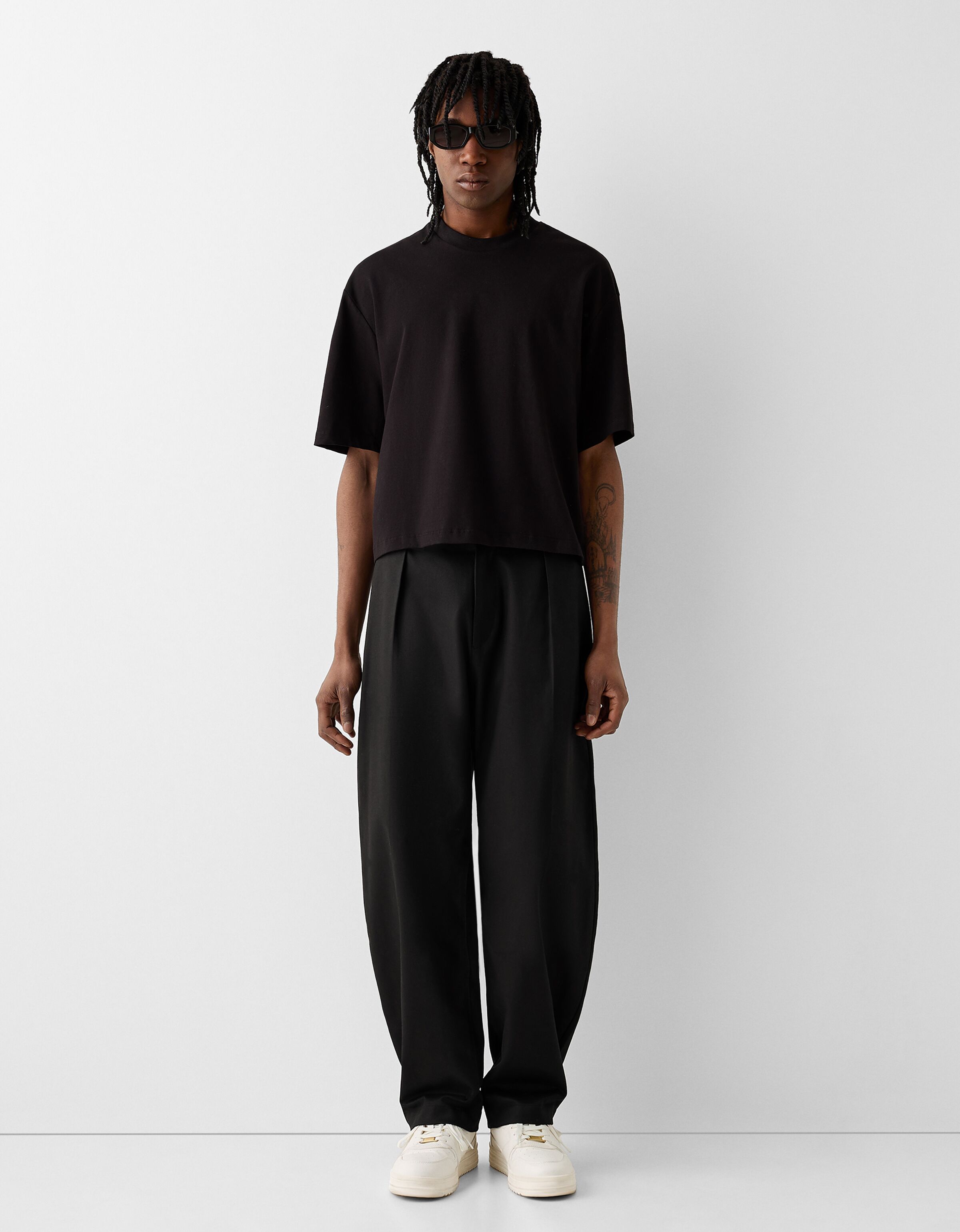 Pantalon large store bershka