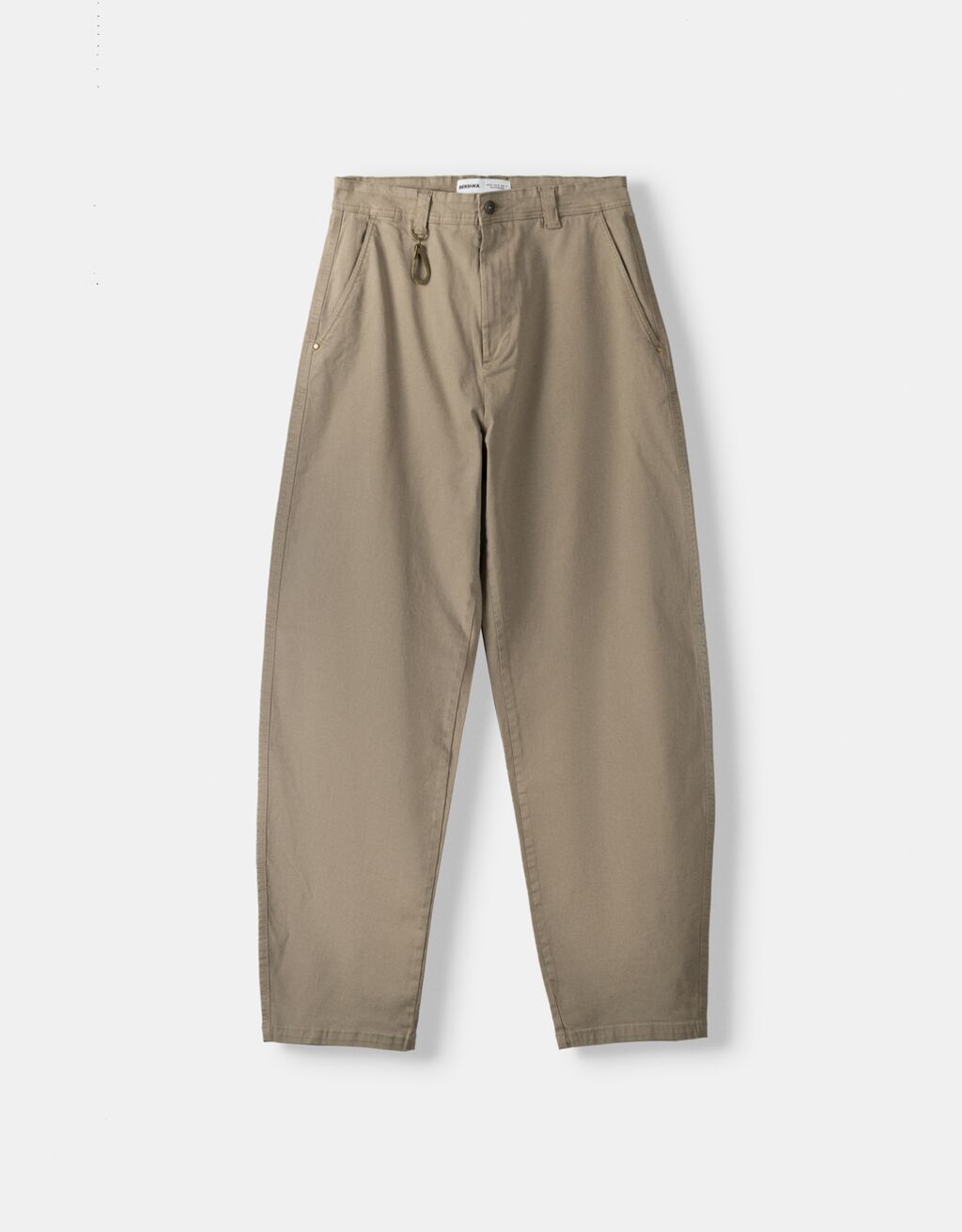 Calças skater fit mosquetão-Caramelo-4