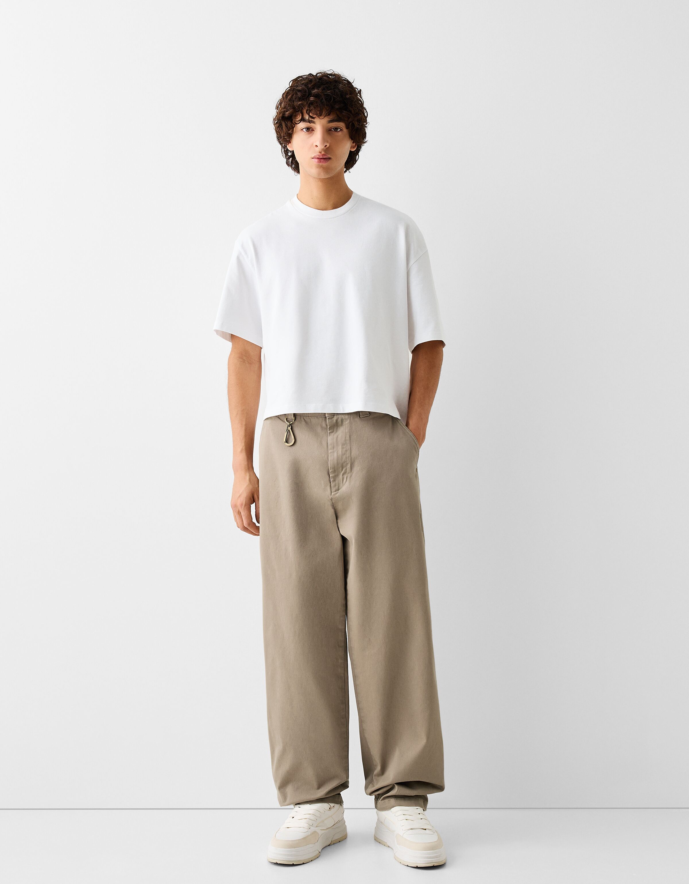 Pantalon pata de gallo bershka new arrivals