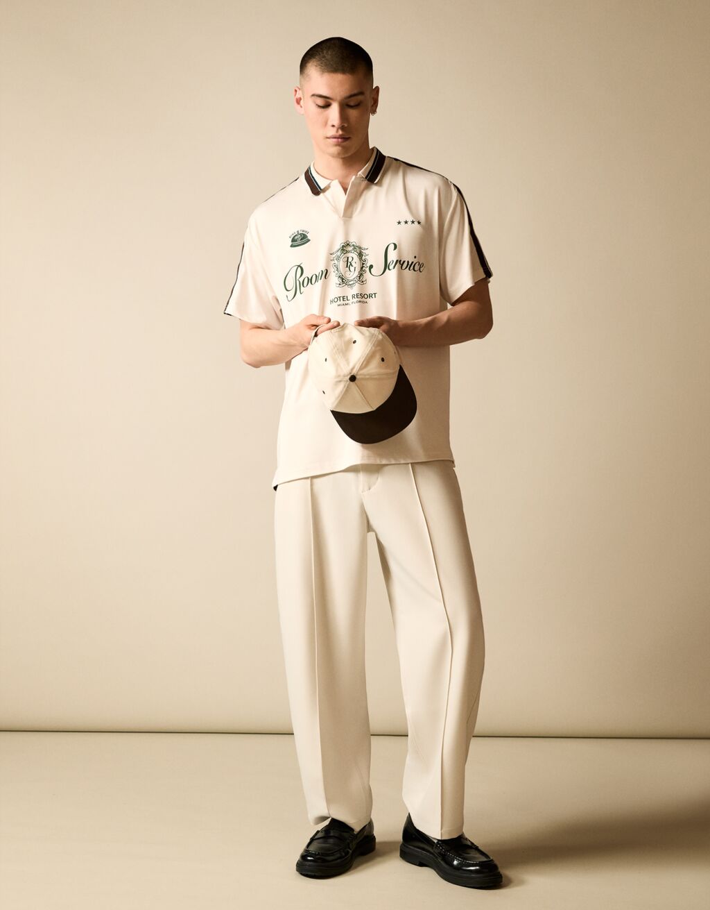 White baggy 2024 trousers mens