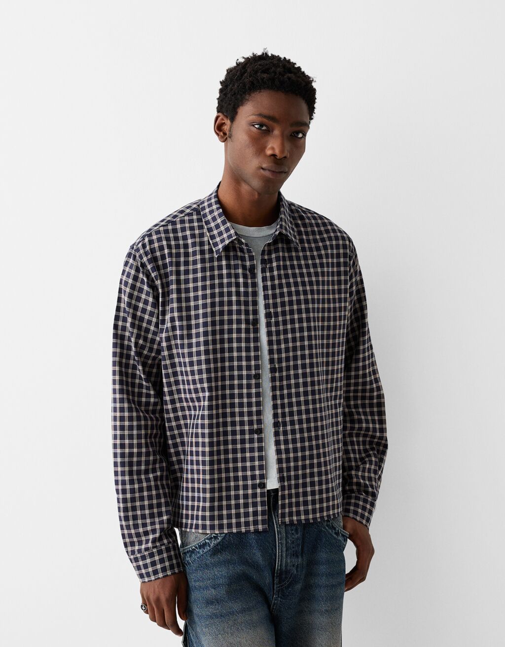 Camicia fiamme bershka online