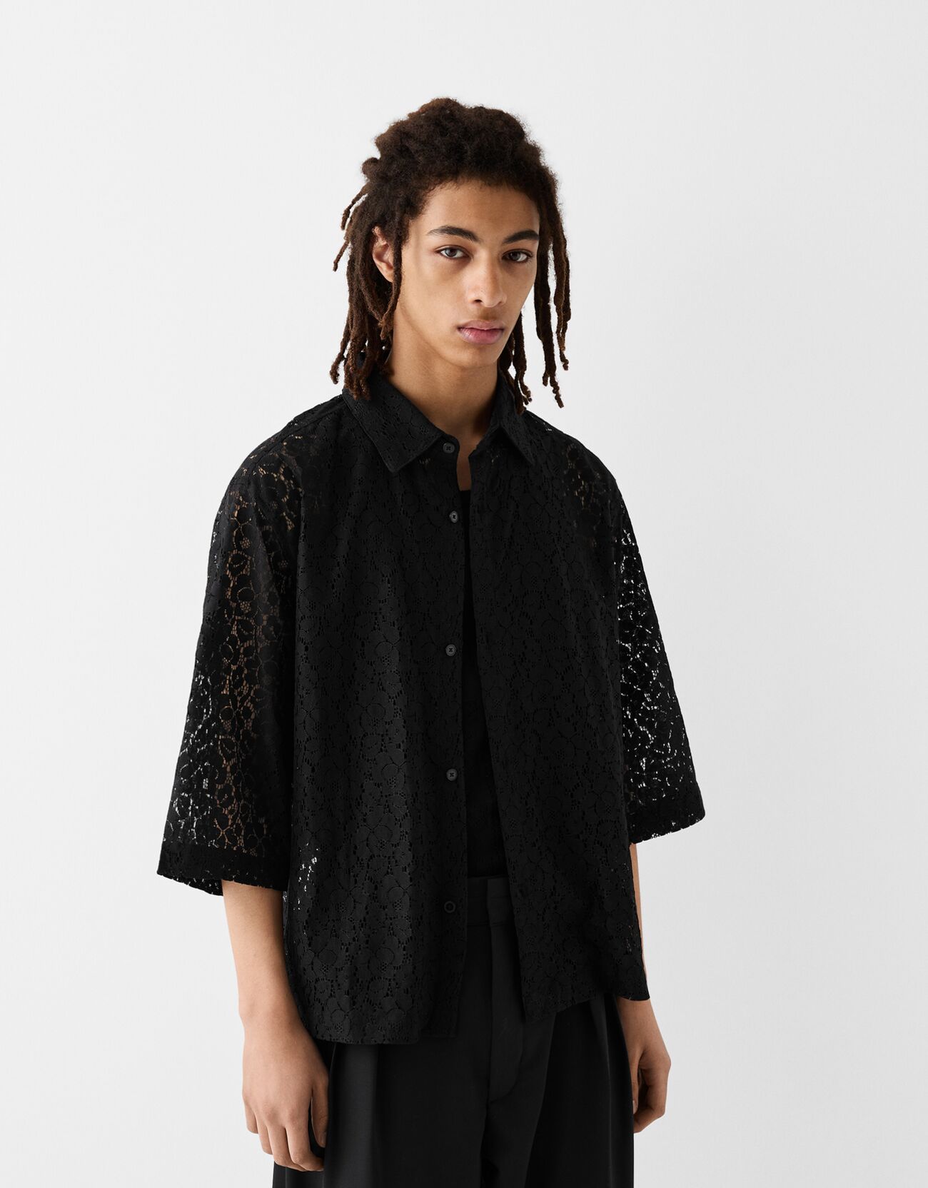 Camisas hombre bershka best sale