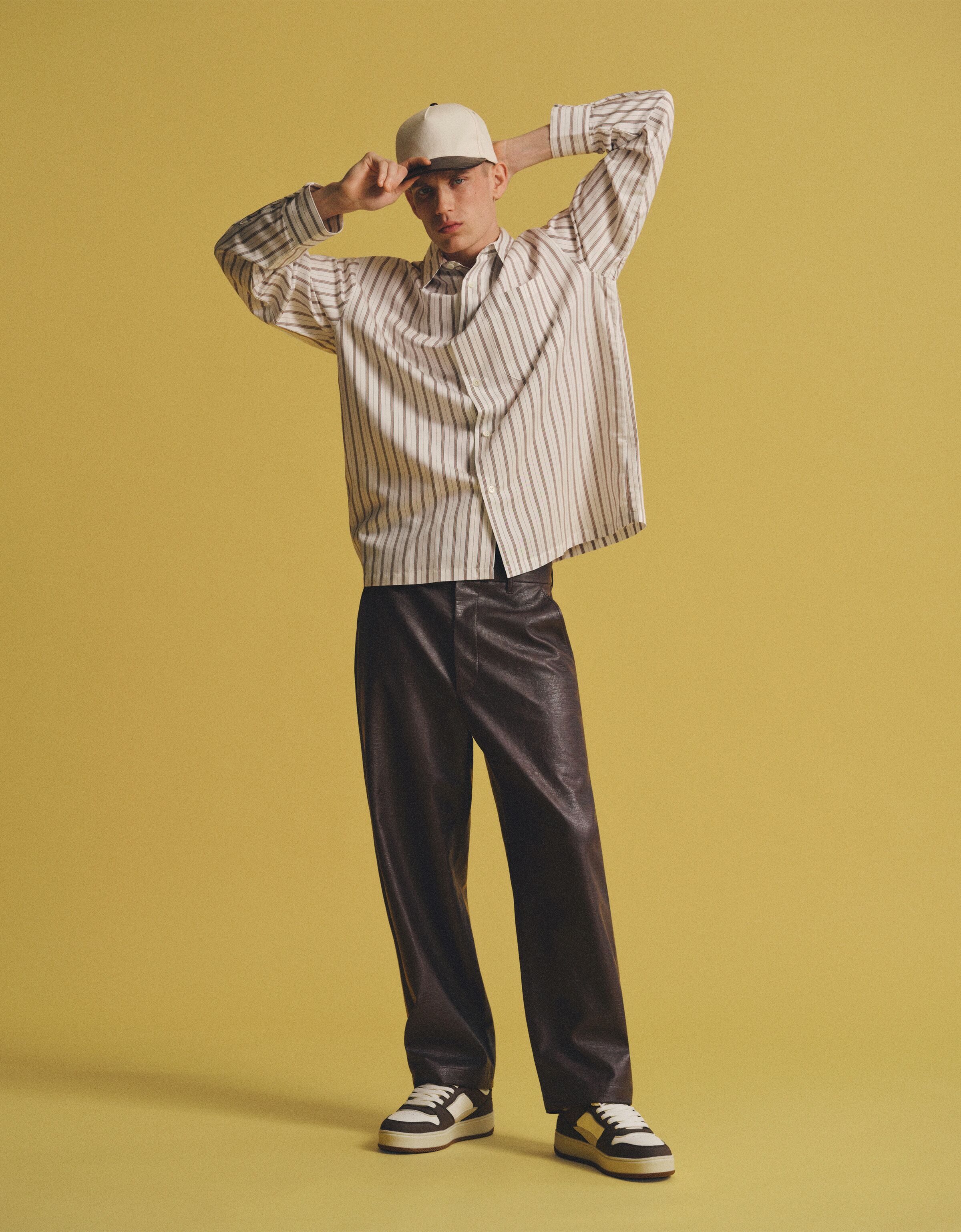 Camisa rayas bershka hombre store