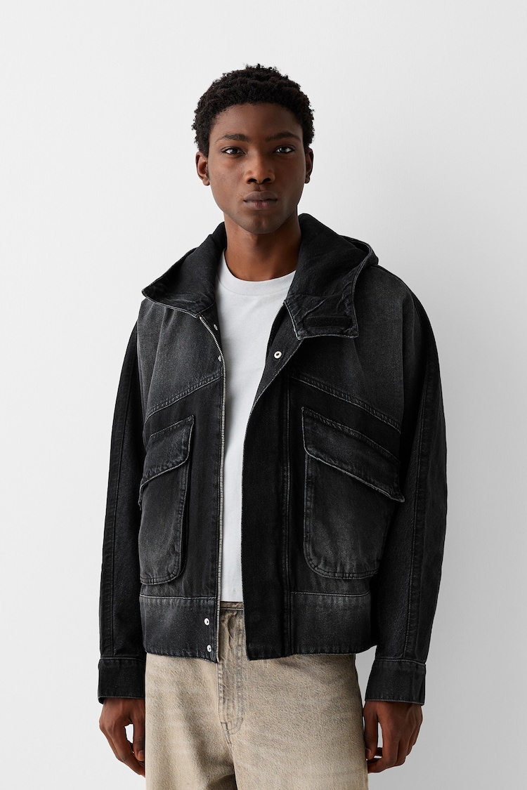 Men’s Denim Jackets | New Collection | BERSHKA