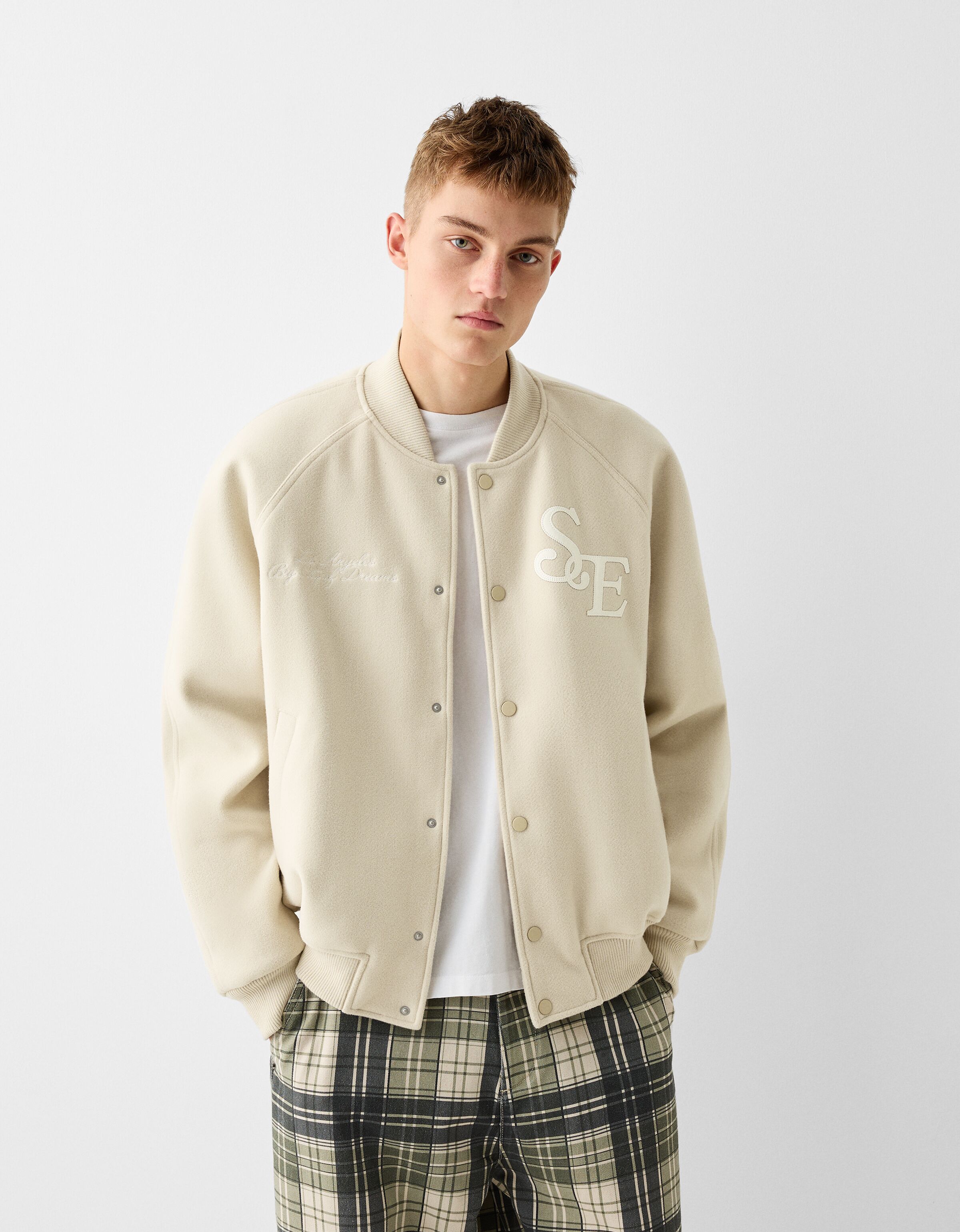 Bomber jacket and shorts online