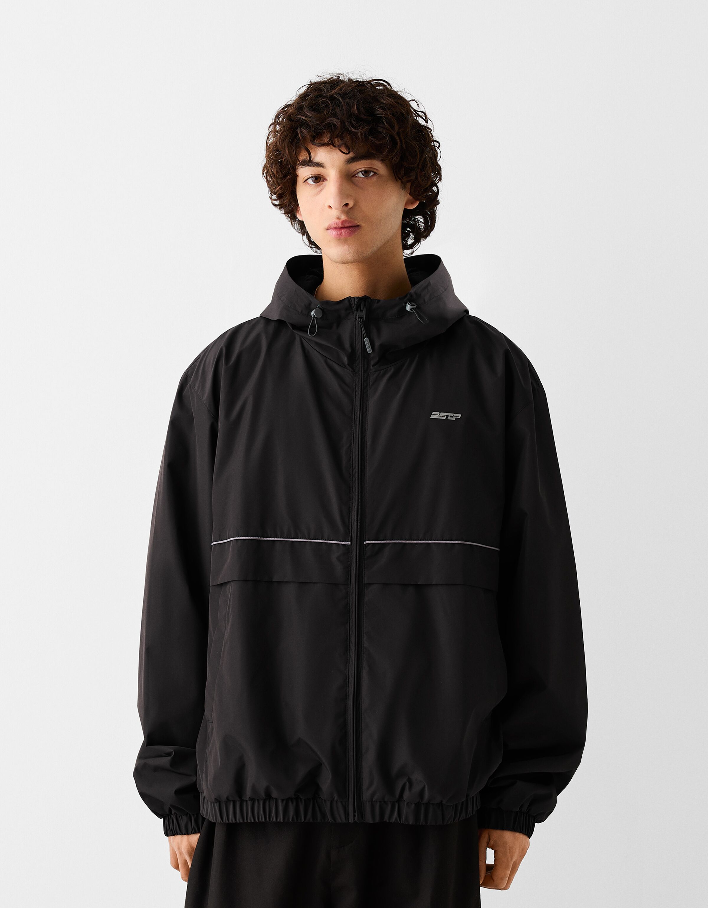 Sudadera discount reflejante bershka