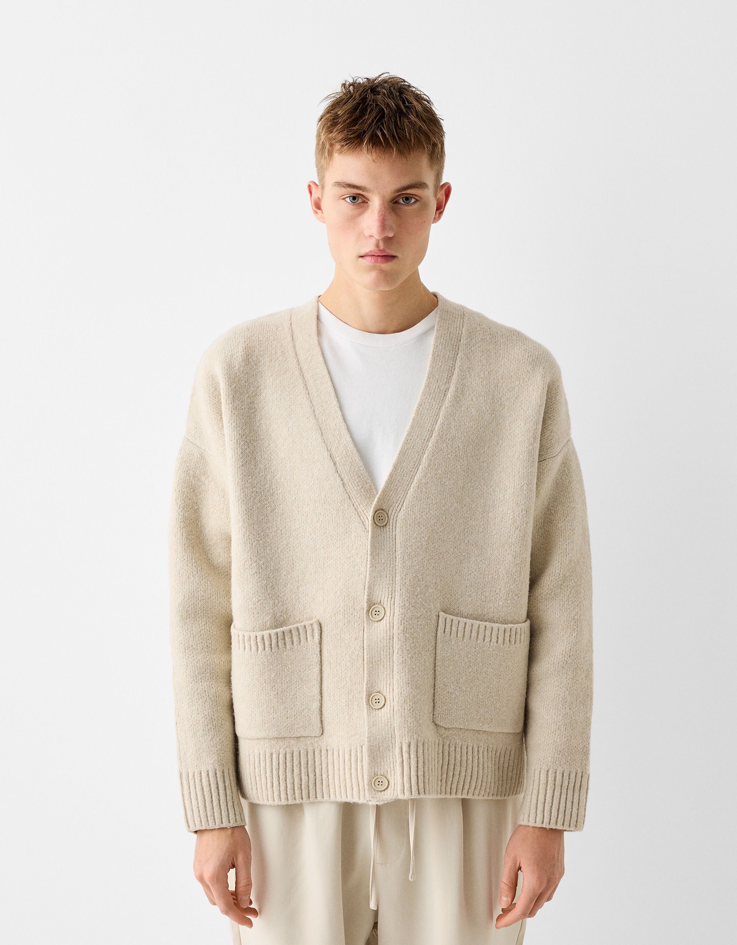 Bershka on sale cardigan long